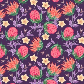 Protea Garden - Purple