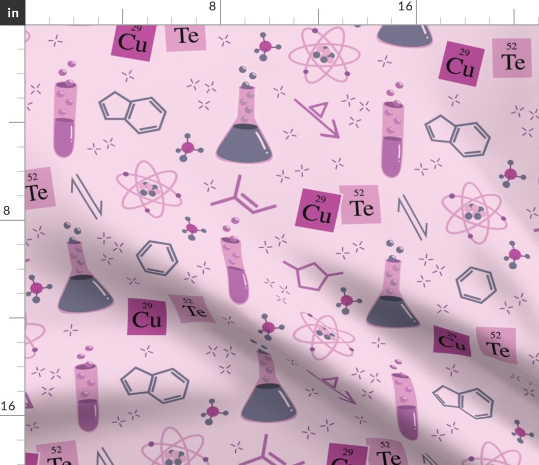medium cute chemistry / purple