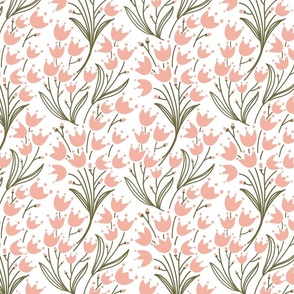 Peach Blossom Paradise: Botanical Print