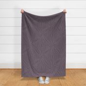 Geometric Abstract Bohemian Basket Weave LARGE in lavender and dusty purple