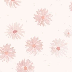Large - Confetti Flowers - Dusty Pink 