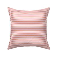 Cute Warm Pinks Stripe - 1/4 inch