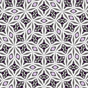 Black Gray White and Purple Pattern