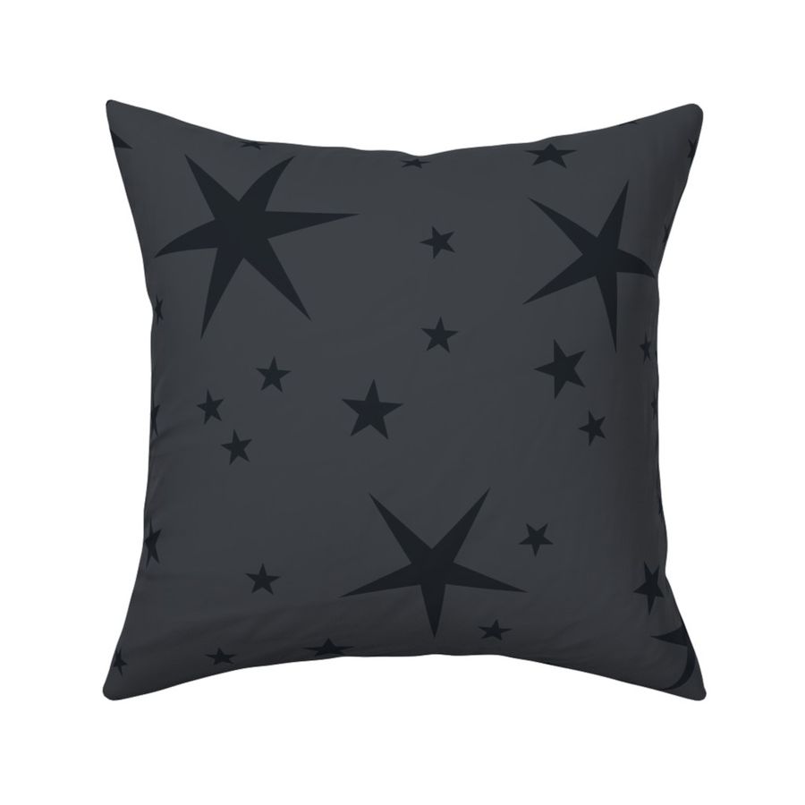 starry sky pattern black on black