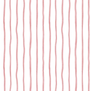Pink watercolor stripe