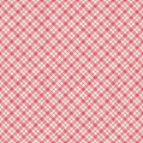 2024 Rococco Toile Plaid pink mix