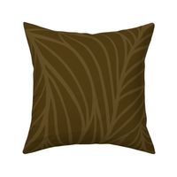 (L) minimalist abstract flowing leaves dark moody brown