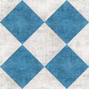 Argyle Check in Textured Turquoise 
