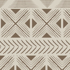 Geo Tribal earthy print