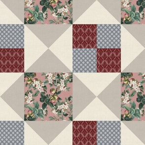 DESIGN 3 - PATTERNED QUILT COLLECTION (SPRING TONES)