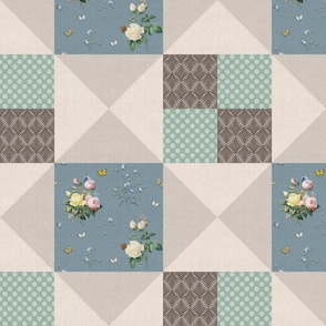 DESIGN 3 - PATTERNED QUILT COLLECTION (WINTER TONES)