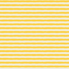 stripe in sunshine yellow large scale