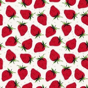 Strawberries pattern