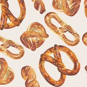 Mixed Pretzel beige small