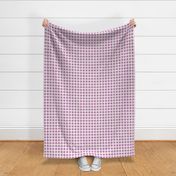 Gingham Plaid  Purple Check, Autumn, Beige Plaid on  Purple Background 