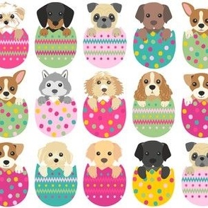 easter puppy dogs brights
