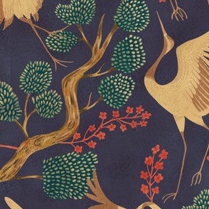 Modern Chinoiserie - Cranes