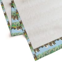 Norwegian Elkhounds 3 fabric