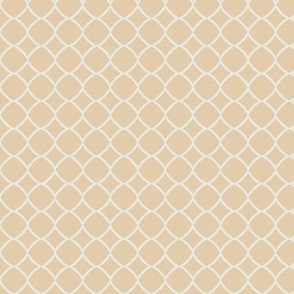 trellis neutral graphic 8 small cream on beige