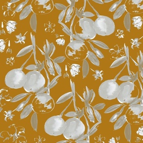 Monochromatic mandarines (yellow)