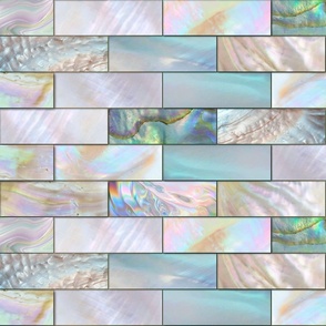 Mother of Pearl tile 6x2 
