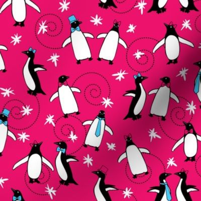 Penguins Puttin' on the Ritz (Magenta)