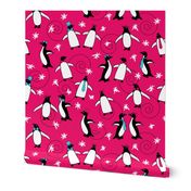 Penguins Puttin' on the Ritz (Magenta)