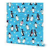 Penguins Puttin' On the Ritz (Turquoise)