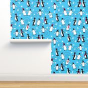 Penguins Puttin' On the Ritz (Turquoise)