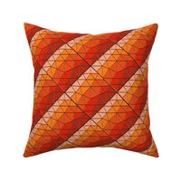 Diamond Tessera_Red  Orange_Small