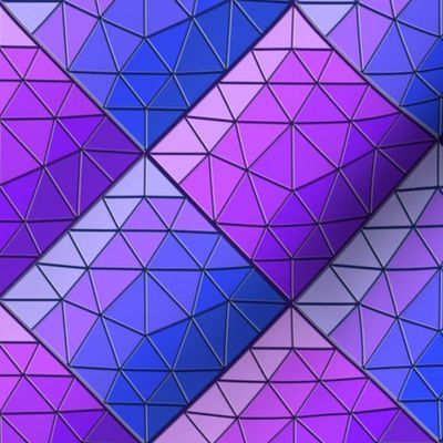 Diamond Tessera Mix_ Purple_Blue_ Small