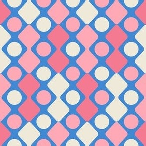 Diamond Circlet - Pink/Blue