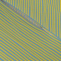 Square Stripes - Yellow Squares On A Blue Background - 10x10 inch repeat