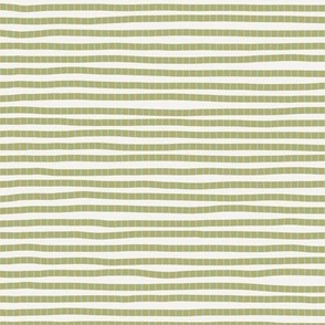 Square Stripes - Green Squares On An Off White Background - 10x10 inch repeat