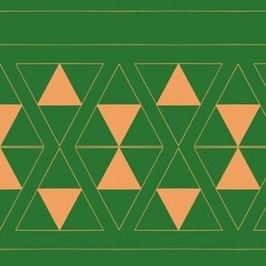 Triangle repeat in green