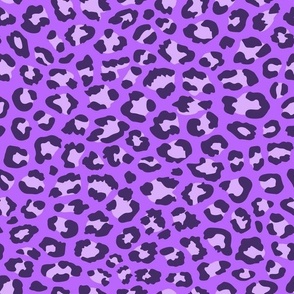 animal print leopard purple
