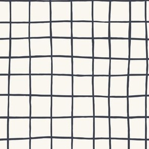 Pool Grid_Large_Cream-Outerspace Blue