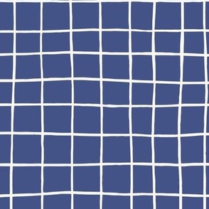Pool Grid_Large_Deep Ultramarine Blue