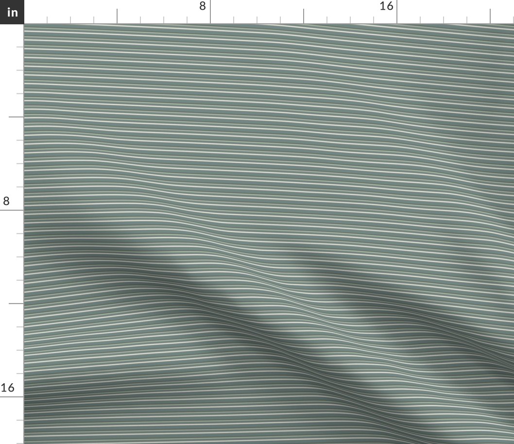 mini scale / stripes in teal/ 0 .75"