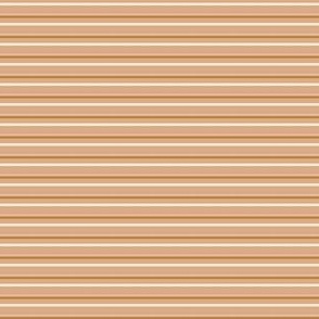 mini scale / stripes in tan / 0.75"