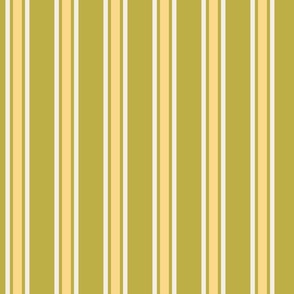 [M] Historical Stripe Pattern - Olive Green n Yellow #P240161