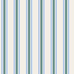 [M] Historical Stripe Pattern -Muted Green Blue #P240162
