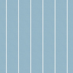 Classic Geometry - Stripes on Vintage Sky Blue / Large