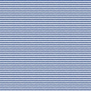 stripe in classic ocean blue small scale