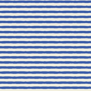 stripe in classic ocean blue large scale