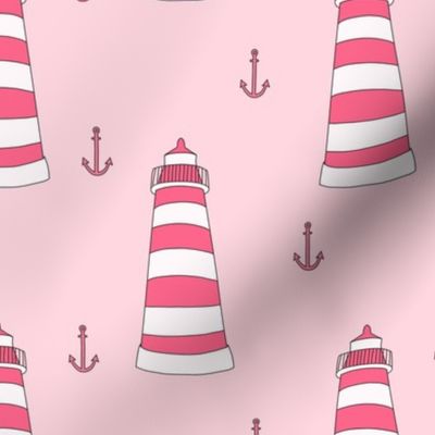 Pink lighthouse