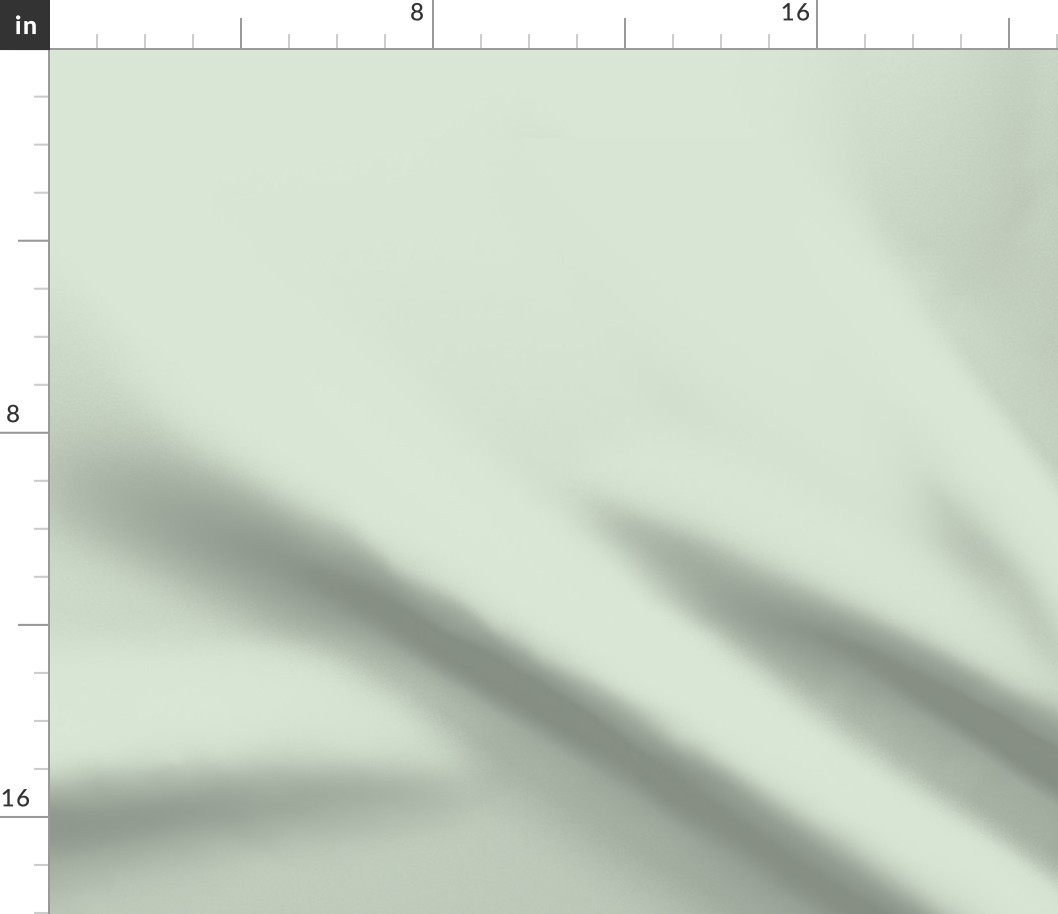 Basic Pastel Sweet Mint Tea green Solid Fabric - Hex code d8e5d4  Coordinate Color