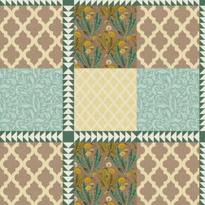 DESIGN 4 - PATTERNED QUILT COLLECTION (FALL TONES)