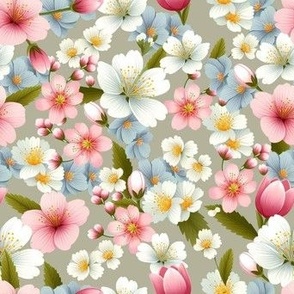 Spring Flowers Pattern