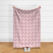 Diamond Geometric Canvas - soft pink 